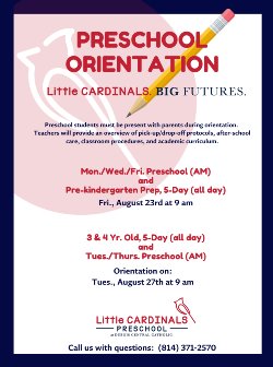 Preschool Orientation